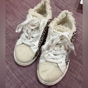 Stylish White and Black Kids Shoes